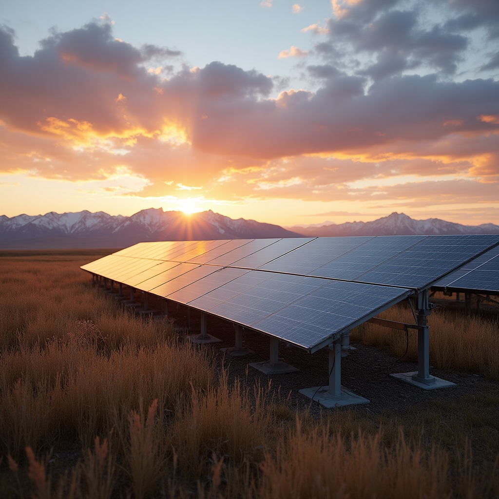 Rural community solar project in Alberta